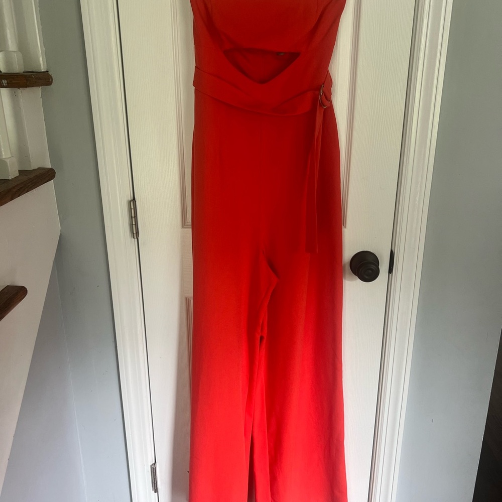 ASOS Vibrant Red/Orange Jumpsuit